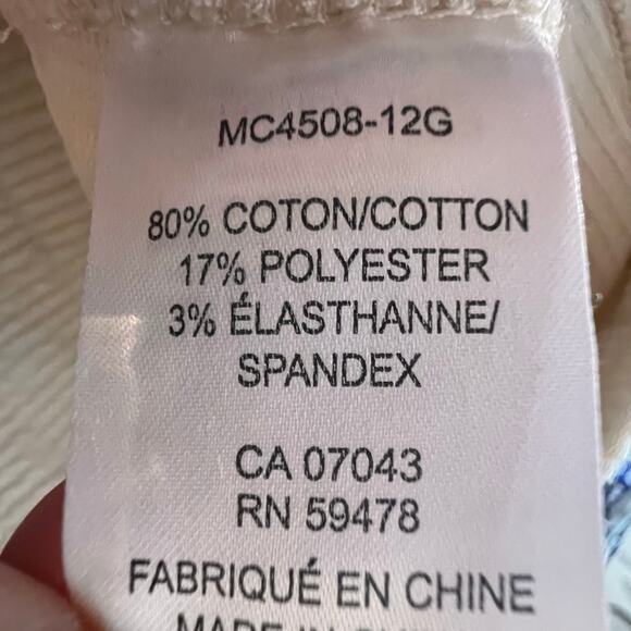 C&C California Ivory Wide Leg Capri Pants High Waist XL - Picture 9 of 10